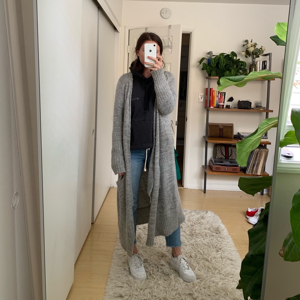 Free people gray sweater